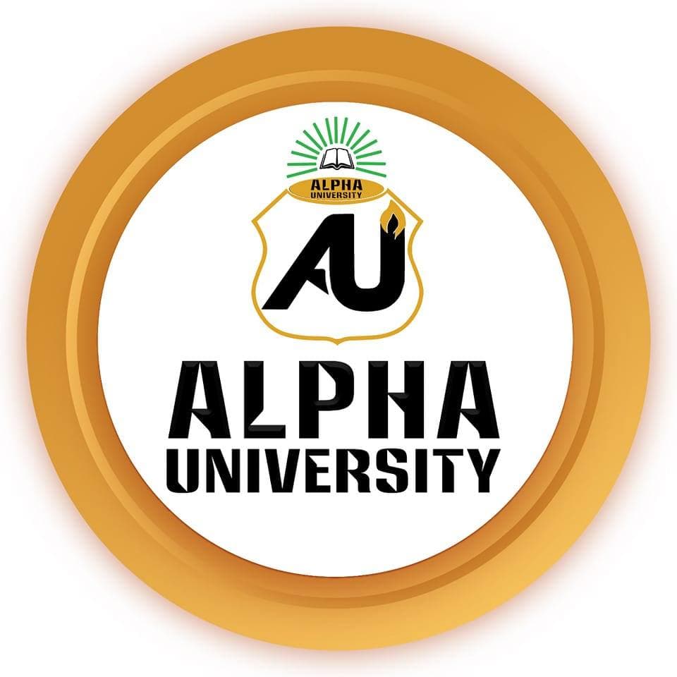 Alpha University crest